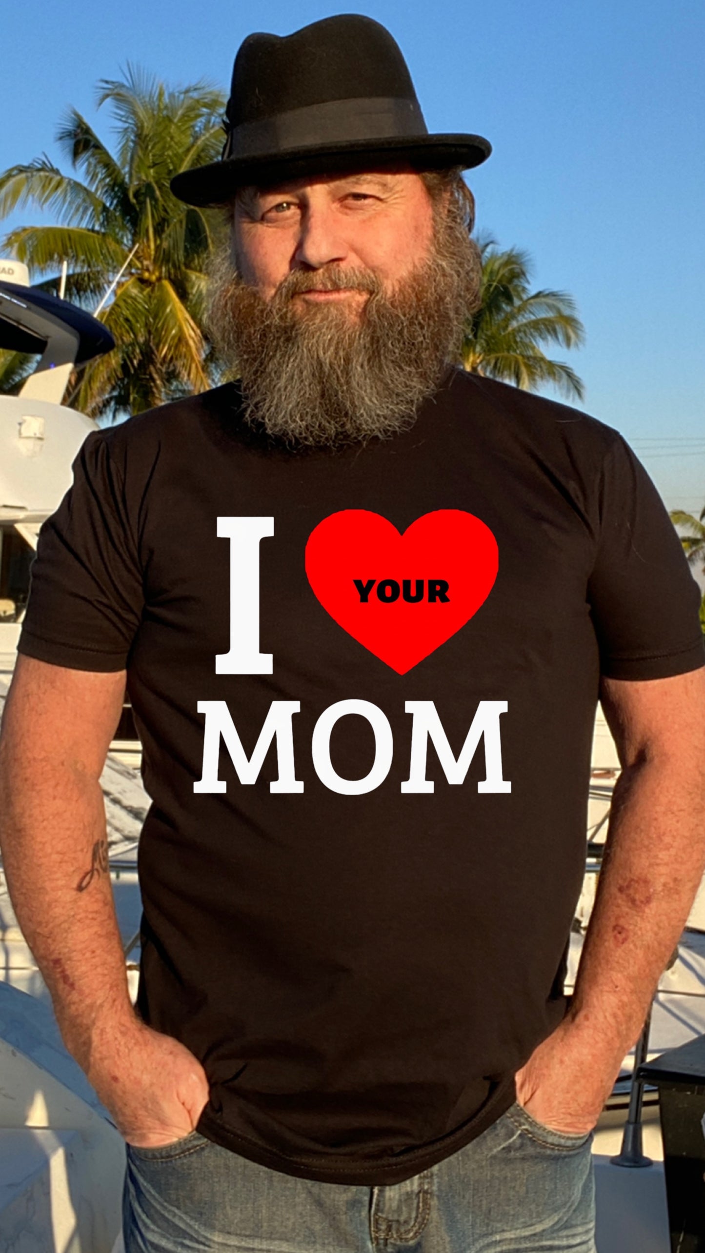 Unisex "I Love Your Mom" Crew Tee